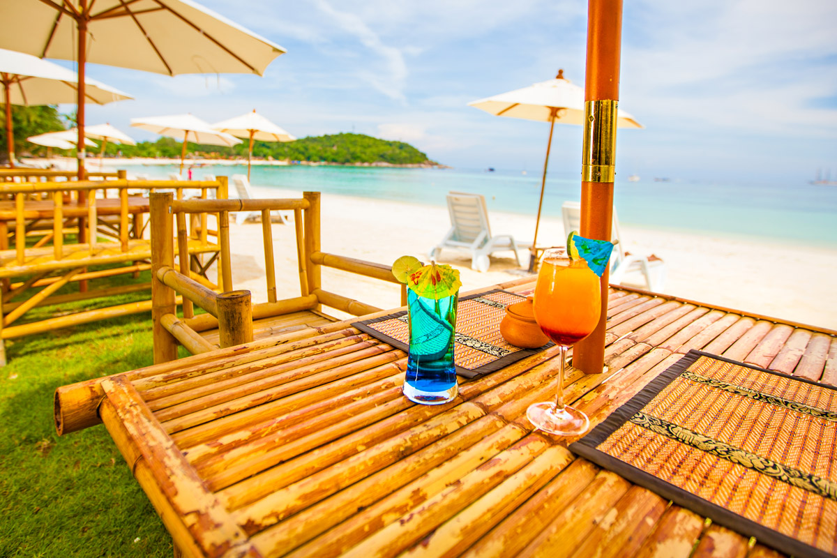 cocktails on pattaya beach