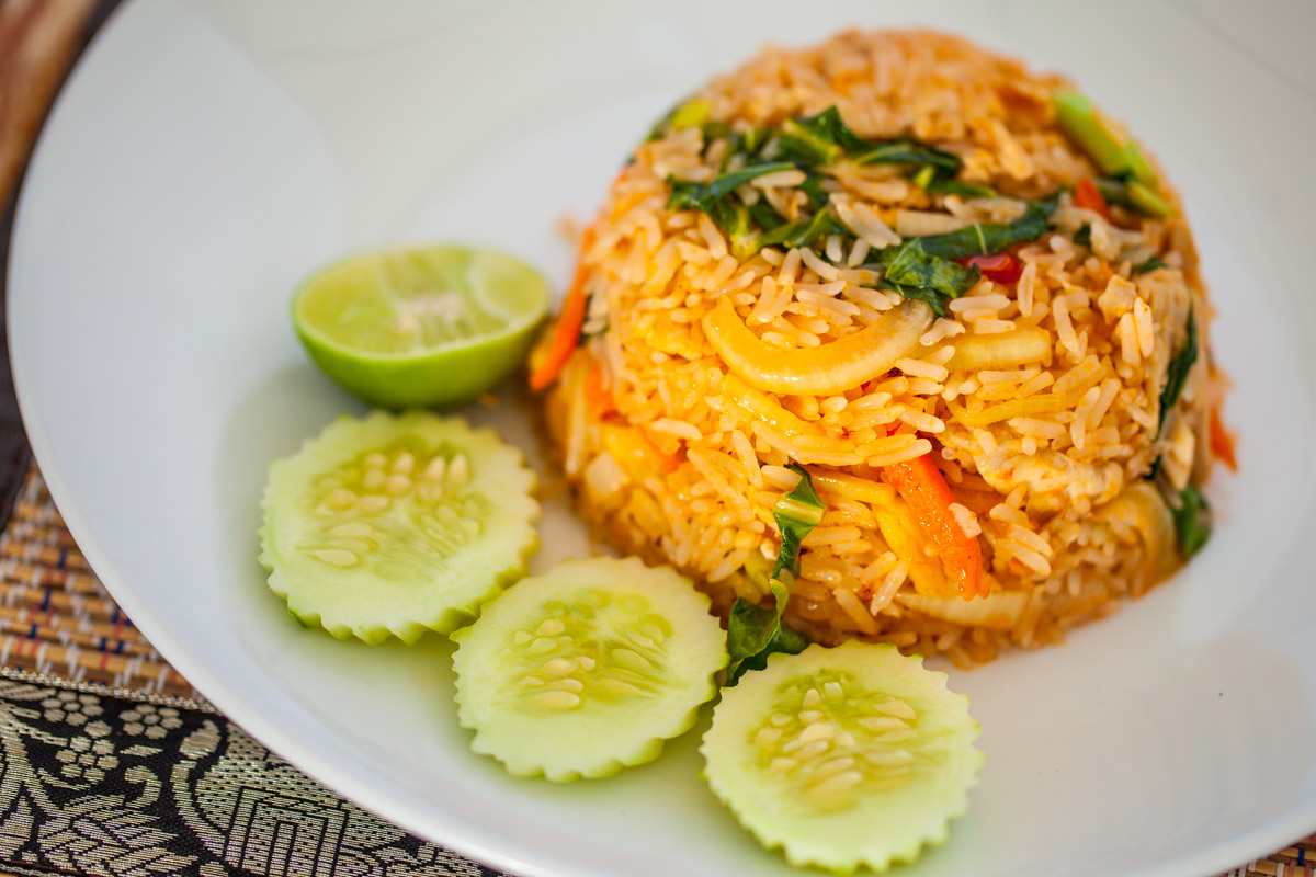 khao pad at mali